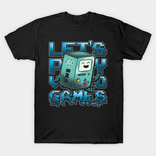 Let's Play Games T-Shirt by CoDDesigns